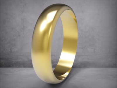 3D модель • обручка • “Nova Smooth” • Артикул: OB-064