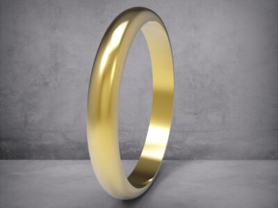 3D модель • обручка • “Nova Slim” • Артикул: OB-066