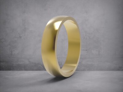 3D модель • обручка • «Класична гладка» • Артикул: OB-056