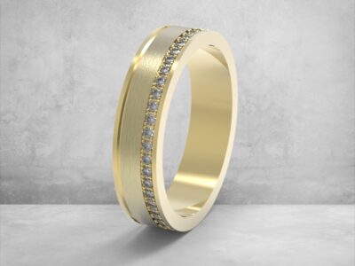 3D модель • обручка • «Brilliant Line 5mm» • Артикул: OB-049