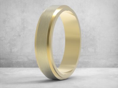 3D модель • обручка • «Лаконічна Гармонія» • Артикул: OB-050