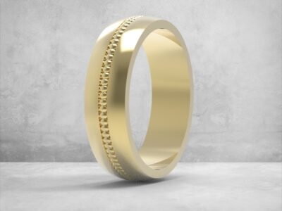 3D модель • обручка • «Перлинний Обвід» • Артикул: OB-051