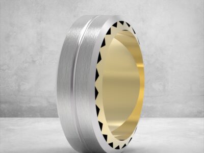 3D модель • обручка • «Грань Світла» • Артикул: OB-052