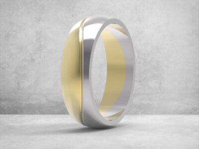 3D модель • обручка • «Класична Лінія» • Артикул: OB-017