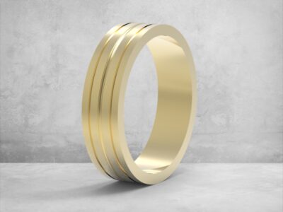 3D модель • обручка • “Лінії Гармонії” • Артикул: OB-016