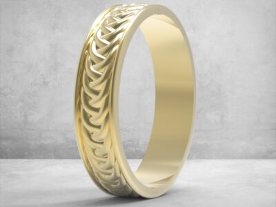 3D модель • обручка • “Київське плетіння” • Артикул: OB-018
