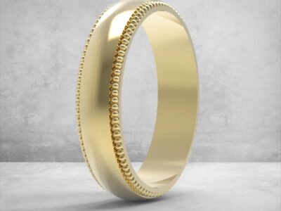 3D модель • обручка • «Перлинний Кант» • Артикул: OB-021