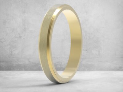 3D модель • Обручка • «Лаконічна матовість» • Артикул: OB-023