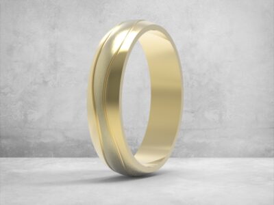 3D модель • обручка • «Граційна Хвиля» • Артикул: OB-034