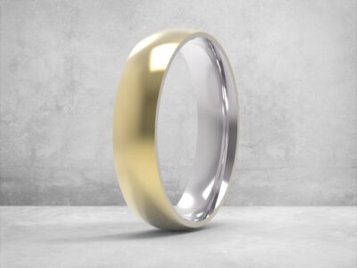 3D модель • обручка • «Контрастна Класика 5 мм» • Артикул: OB-038