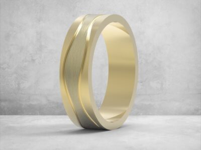 3D модель • обручка • «Хвиля Гармонії» • Артикул: OB-042