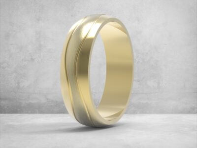 3D модель • обручка • «Хвиля Єдності» • Артикул: OB-043