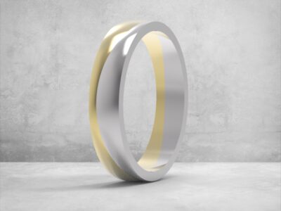 3D модель • обручка • «Хвиля єдності» • Артикул: OB-013