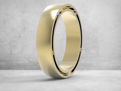 3D модель • обручка • «Грація Внутрішнього Сяйва Damiani» • Артикул: OB-014