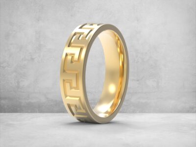 3D модель • обручка • «Меандр Класик» • Артикул: OB-008