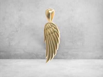 3D модель • Кулон «Ангельське Крило» • Артикул: PN-023