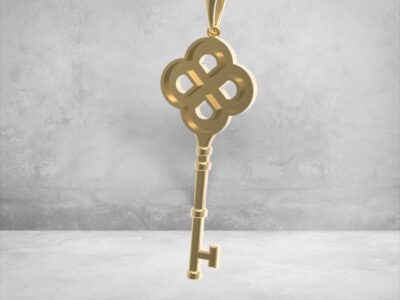 3D модель • Кулон «Ключ Любові» • Артикул: PN-028