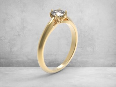 3D модель • обручка • „Лотос сяйва“ • Артикул: PN-055