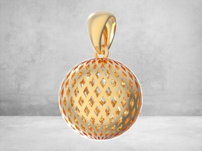 3D модель • Кулон «Сфера Світла» • Артикул: PN-002