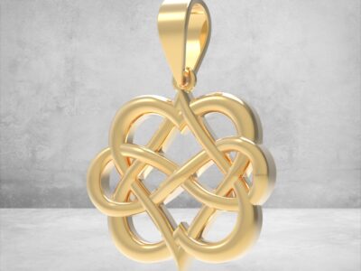 3D модель • Кулон «Вузол Єдності» • Артикул: PN-007