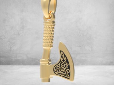 3D модель • Кулон «Вікінгова Сокира» • Артикул: PD-010