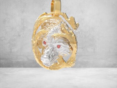 3D модель • Кулон «Дух Вовка» • Артикул: PN-014