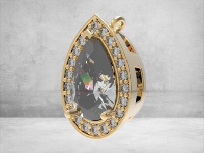 3D модель • Підвіска • «Краплина Розкоші» • Артикул: PN-031