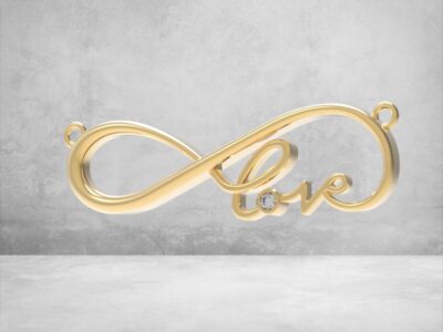 3D модель • кулон • «Нескінченне кохання» • Артикул: PN-036