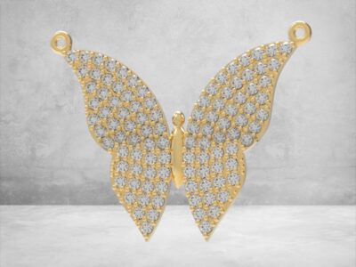 3D модель • кулон • «Метелик сяйва» • Артикул: PN-039