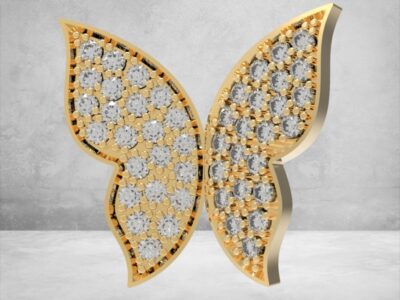 3D модель • кулон • «Метелик сяйва» • Артикул: PN-041