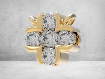 3D модель • кулон • «Квітка сяйва» • Артикул: PN-042